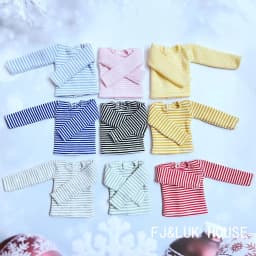 1PCS NEW Blyth Doll’s Cotton T-shirt Stripe Long Sleeve Shirt for Pullip Blyth 1/6 Dolls Accessories Clothes