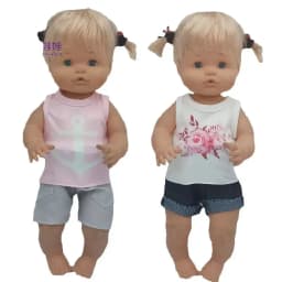 43cm Doll Clothes Coat Nenuco Ropa Y Su Hermanita 17 Inch Baby Dolls Jacket Children Girl Birthday Gifts