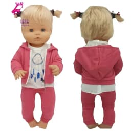 43cm Doll Clothes Coat Nenuco Ropa Y Su Hermanita 17 Inch Baby Dolls Jacket Children Girl Birthday Gifts