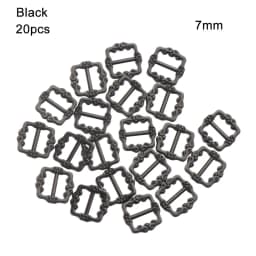 20PCS Mini Buckles For Doll Toys 3.5mm/7mm DIY Doll Shoes Clothes Sewing Accessories Ultra-small Pattern Belt Buttons Buckles