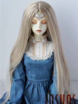 Jusuns Doll Wigs JD016 6-7inch 7-8' 8-9' Parting Long Straight Synthetic Mohair BJD Hair 1/6 1/4 1/3 YOSD MSD SD Accessories