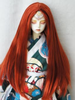 Jusuns Doll Wigs JD016 6-7inch 7-8' 8-9' Parting Long Straight Synthetic Mohair BJD Hair 1/6 1/4 1/3 YOSD MSD SD Accessories