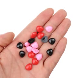 100Pcs Triangle Safety Noses for Dolls Toys Bear Plastic Buttons Safety Crafts DIY Doll Nose Crafts Making Puppet Accessories