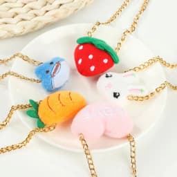 20CM Animal Panda Carrot Miniature Crossbody Messenger Bag Doll Bags Cartoon Dolls Accessories Changing Dressing Game Toys