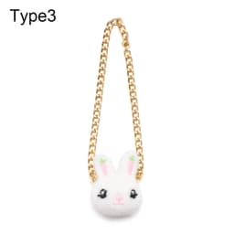20CM Animal Panda Carrot Miniature Crossbody Messenger Bag Doll Bags Cartoon Dolls Accessories Changing Dressing Game Toys