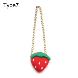 20CM Animal Panda Carrot Miniature Crossbody Messenger Bag Doll Bags Cartoon Dolls Accessories Changing Dressing Game Toys