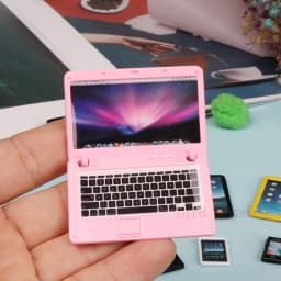 Mini Mobile Phone Ipad Laptop Notebook Macbook Miniature Model Toys For Blythe Bjd Ob11 Dolls 1/6 Dollhouse Scenes Accessories