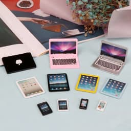 Mini Mobile Phone Ipad Laptop Notebook Macbook Miniature Model Toys For Blythe Bjd Ob11 Dolls 1/6 Dollhouse Scenes Accessories