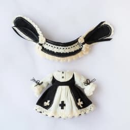 New Ob11 Doll Suki Ins Clothes Skirt Doll Princess Dress Suit Doll Maid Dress For Ymy, Penny, Obitsu11, Molly,1/12 Bjd Doll