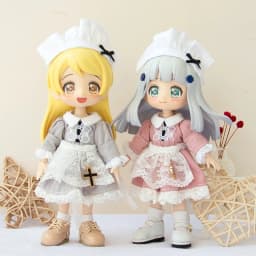 New Ob11 Doll Suki Ins Clothes Skirt Doll Princess Dress Suit Doll Maid Dress For Ymy, Penny, Obitsu11, Molly,1/12 Bjd Doll