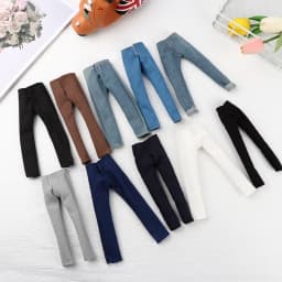 High Quality 1/6 Male Doll Clothes Jeans Pants For Ken Doll Trousers Boyfriend Ken Prince Male Doll Casual Wear Doll Accessories