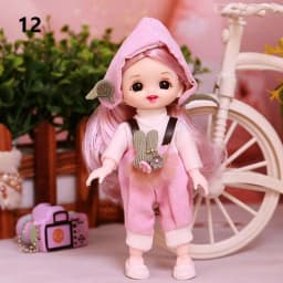 1 Set Fashion Doll Clothes Animal Doll Suit Beautiful Outfit For 16~17 cm Doll Wear Dolls Accessories