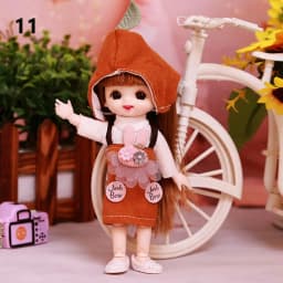 1 Set Fashion Doll Clothes Animal Doll Suit Beautiful Outfit For 16~17 cm Doll Wear Dolls Accessories