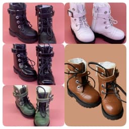 Tilda 7cm 1/4 Doll Toy Shoes,Lovely Cute Shoes Simulation Leather Boots for Nancy Dolls Minifee High Quality Doll Accessories
