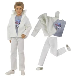 1 Set Doll Clothes Corduroy Outfit for 12 inch Ken Doll Many Style for Choice