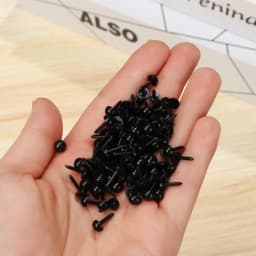 100Pcs Oval Safety Eyes Nose For Crochet Toys Stuffed Animals Plush Toys Teddy Bear Eyes Noses Accessories 3mm/4mm/5mm/6mm