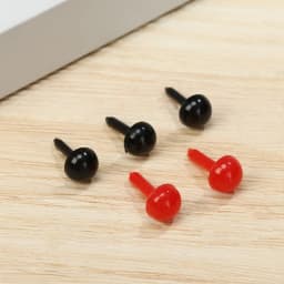 100Pcs Oval Safety Eyes Nose For Crochet Toys Stuffed Animals Plush Toys Teddy Bear Eyes Noses Accessories 3mm/4mm/5mm/6mm