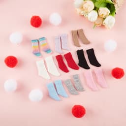 Candy Colors Doll's Shorts Socks for blyth azone OB11 Barbies Doll Socks Clothes accessories for 1/6 1/12 dolls