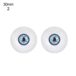 1Pair Glass Eyes Safety Animal Eyeball For BJD Multicolor Doll Making Crafts DIY Toy Accessories 24/26/28/30/32mm