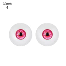 1Pair Glass Eyes Safety Animal Eyeball For BJD Multicolor Doll Making Crafts DIY Toy Accessories 24/26/28/30/32mm
