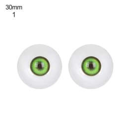 1Pair Glass Eyes Safety Animal Eyeball For BJD Multicolor Doll Making Crafts DIY Toy Accessories 24/26/28/30/32mm