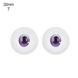 1Pair Glass Eyes Safety Animal Eyeball For BJD Multicolor Doll Making Crafts DIY Toy Accessories 24/26/28/30/32mm