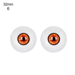 1Pair Glass Eyes Safety Animal Eyeball For BJD Multicolor Doll Making Crafts DIY Toy Accessories 24/26/28/30/32mm
