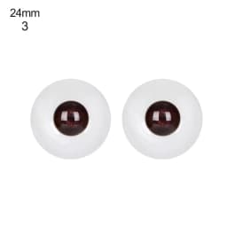 1Pair Glass Eyes Safety Animal Eyeball For BJD Multicolor Doll Making Crafts DIY Toy Accessories 24/26/28/30/32mm