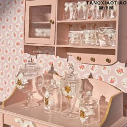 Doll House Simulation Mini Dessert Miniature Glass Storage Jar Mini Storage Jar Candy Jar Mini Candy Shop Accessories Decoration