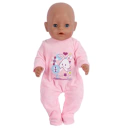 Baby New Born Fit 17 inch 43cm Doll Clothes Accessories Doll Outfits Jumpsuits Rompers Suit For Baby Birthday Gift