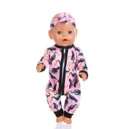 2023 New Pajamas Fit For 17Inches Baby Doll 43cm Born Babies Doll Clothes