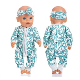 2023 New Pajamas Fit For 17Inches Baby Doll 43cm Born Babies Doll Clothes