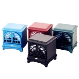 Dollhouse Miniature Fireplace Glowing Stove Simulation Furniture Model Ornaments DIY Dolls House Decor Accessories Kids Toys 1Pc