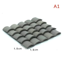 60 Pcs Roof Tiles Building Set Miniature Tiles Mini Dollhouse Shingles Fake Tile Dollhouse Kitchen Garden Accessories