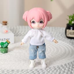 HOUZIWA OB11 Doll Clothes Trouser 1/12 BJD Doll Pant Jean