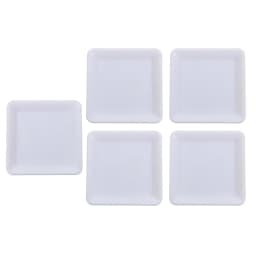 5Pcs 1:12 Dollhouse Miniature Dish Tray Model Photoprops Scenery Supplies Mini Plate Dishes Dessert Dish Mini Food Plates