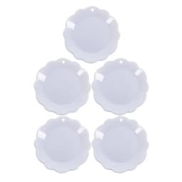 5Pcs 1:12 Dollhouse Miniature Dish Tray Model Photoprops Scenery Supplies Mini Plate Dishes Dessert Dish Mini Food Plates