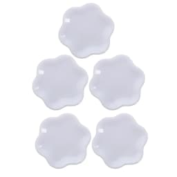 5Pcs 1:12 Dollhouse Miniature Dish Tray Model Photoprops Scenery Supplies Mini Plate Dishes Dessert Dish Mini Food Plates