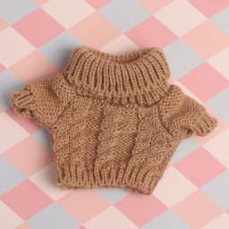 20cm Doll Fashion Knitted Coat Clothes Outfits Winter Warm Sweater Tops Doll Socks for Idol Dolls Cardigans Accessories