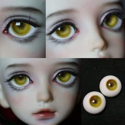 New Resin Eyes Doll Eyeball For 1/6 1/8 1/3 BJD Doll OB11 DIY Handmade Eyeball 10mm/12mm/14mm/16mm Doll Accessories Eyeball Gift