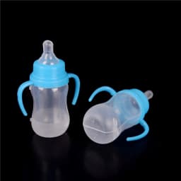 2pcs/set Magic Mike Bottle Baby Doll Feeding Bottle Feeder Nipple For Doll Toy Milk Bottle Dollhouse Accessories Color Randomly