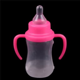 2pcs/set Magic Mike Bottle Baby Doll Feeding Bottle Feeder Nipple For Doll Toy Milk Bottle Dollhouse Accessories Color Randomly