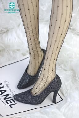 BJD Doll Shoes Fit 1/3 BJD SD DD Doll Fashion High Heels Leather Shoes Gold Black Silver Girls Gift