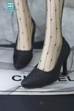 BJD Doll Shoes Fit 1/3 BJD SD DD Doll Fashion High Heels Leather Shoes Gold Black Silver Girls Gift