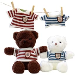 30cm Cotton Doll Accessories Plush Dog Bear Children's Toys Dolls Clothes LaLafanfan Clothes Stuffed Toys