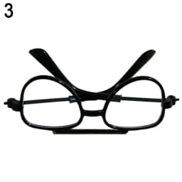 6cm Fashion Plush Doll Sunlasses For 10cm Cute Cotton Dolls Frame Eyeglasses for 1/31/4 BJD Mini Plush DIY Doll Accessories