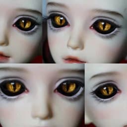 New Resin Eyes Doll Eyeball Cat Eyes Doll Accessories For 1/6 1/8 1/3 BJD Doll OB11 DIY Handmade Eyeball 10mm/12mm/14mm/16mm