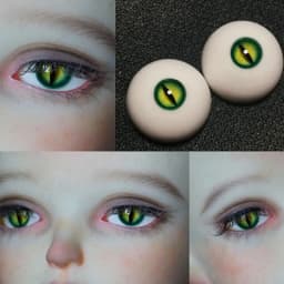 New Resin Eyes Doll Eyeball Cat Eyes Doll Accessories For 1/6 1/8 1/3 BJD Doll OB11 DIY Handmade Eyeball 10mm/12mm/14mm/16mm