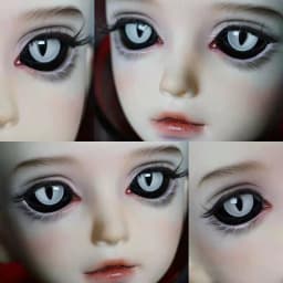 New Resin Eyes Doll Eyeball Cat Eyes Doll Accessories For 1/6 1/8 1/3 BJD Doll OB11 DIY Handmade Eyeball 10mm/12mm/14mm/16mm