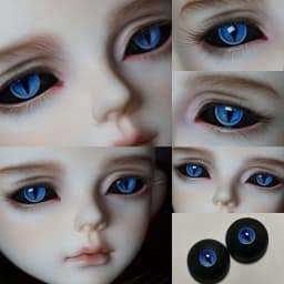 New Resin Eyes Doll Eyeball Cat Eyes Doll Accessories For 1/6 1/8 1/3 BJD Doll OB11 DIY Handmade Eyeball 10mm/12mm/14mm/16mm